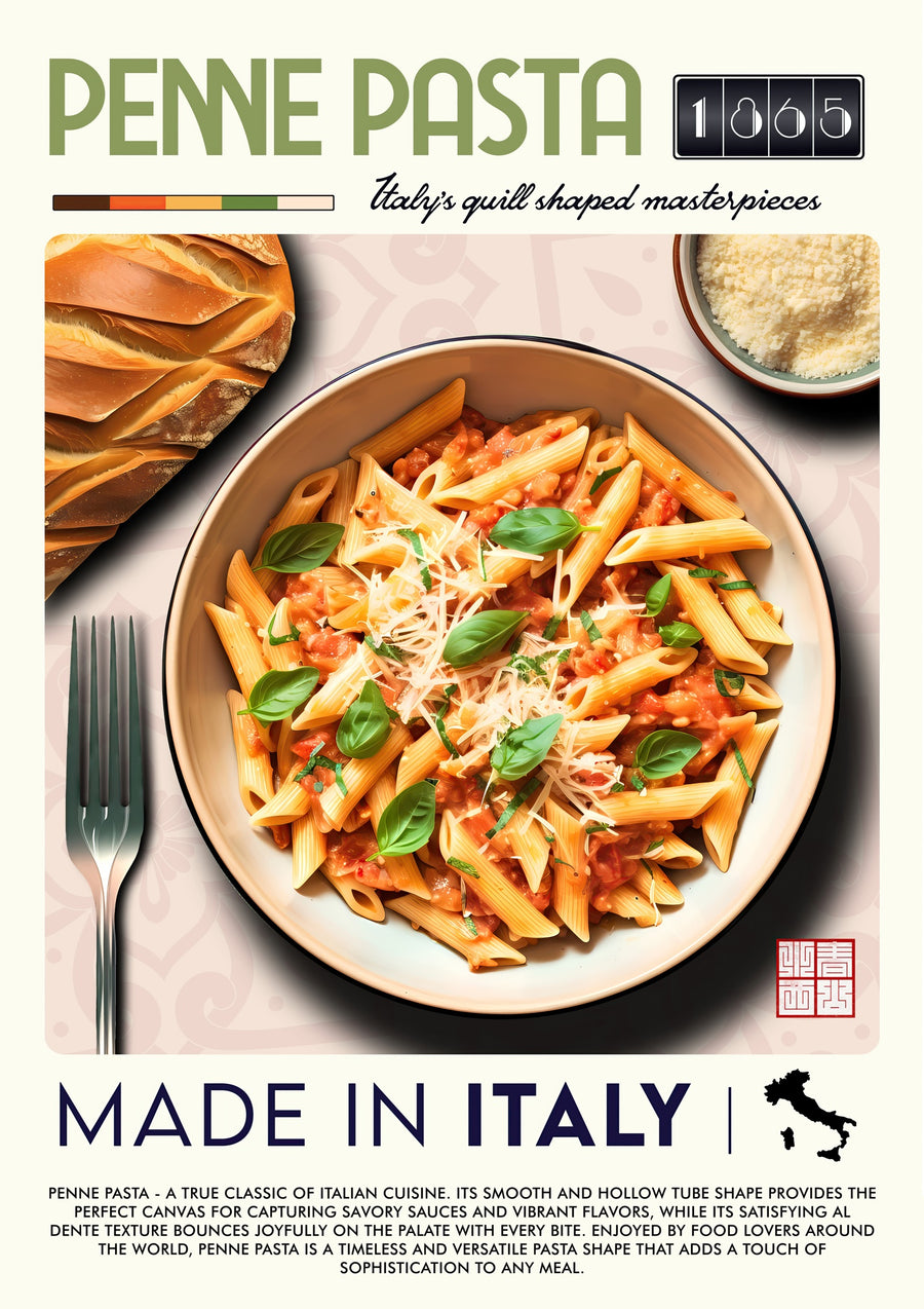 Pâtes Penne - Print only