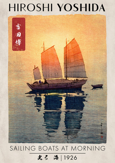 Segelboote am Morgen