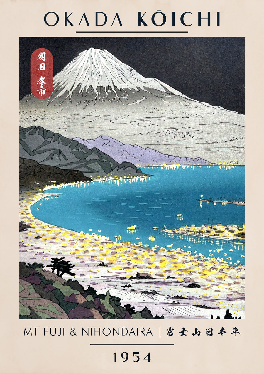 Mt Fuji & Nihondaira - Print only