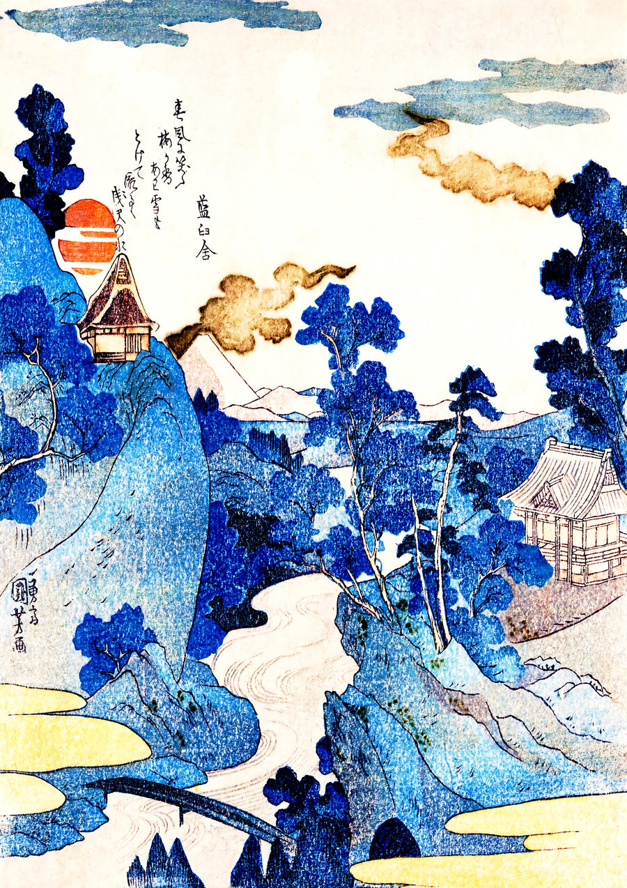 Ein Abendblick auf den Fuji - Print only