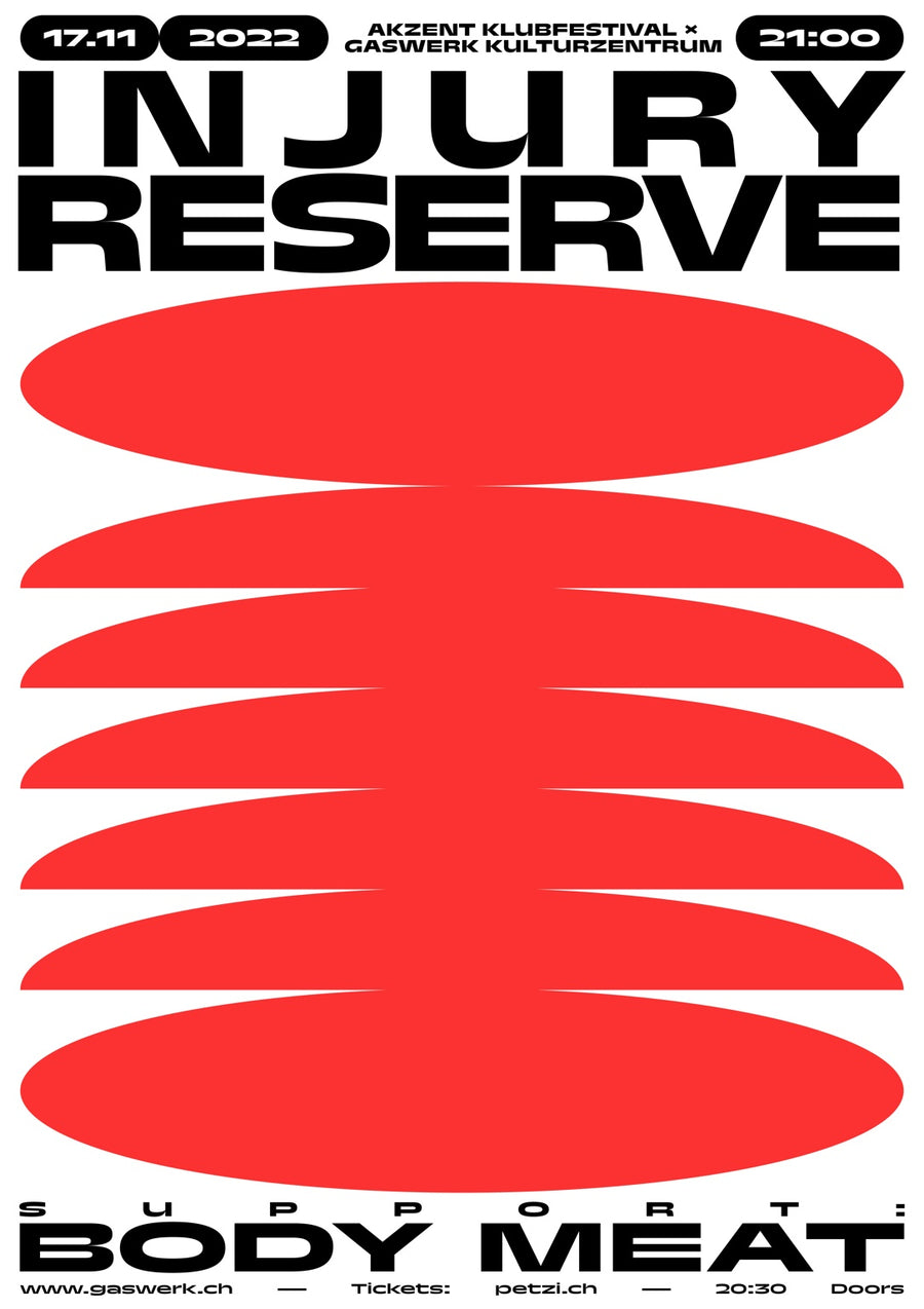 Injury Reserve - Print only