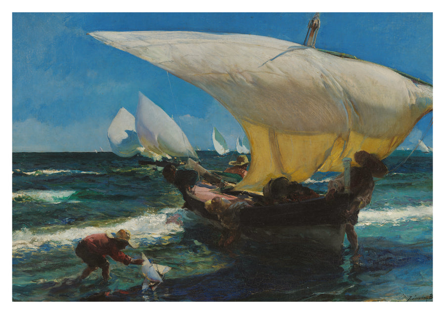 Aan de kust van Valencia - Print only