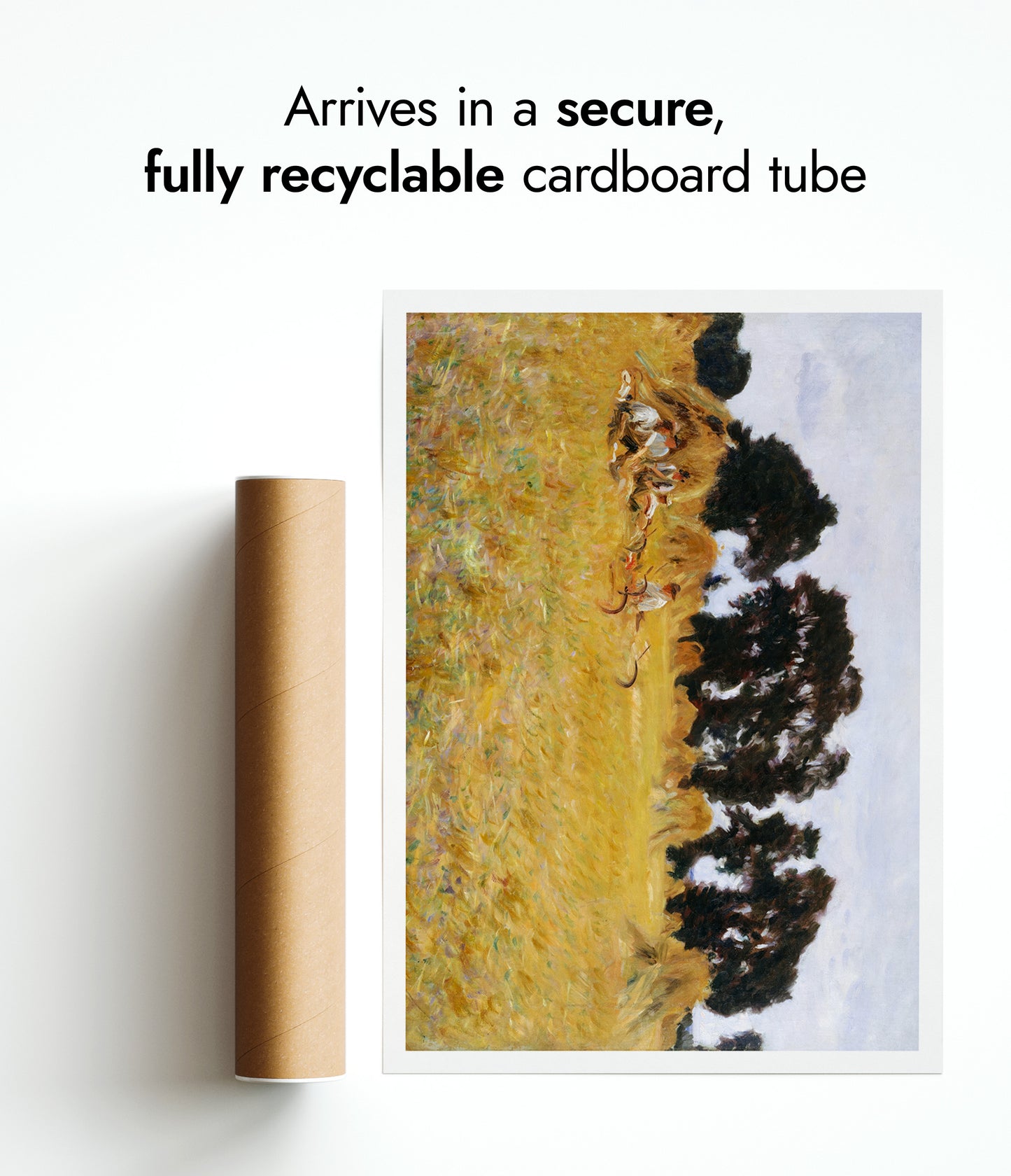 Sensenmänner ruhen in einem Weizenfeld