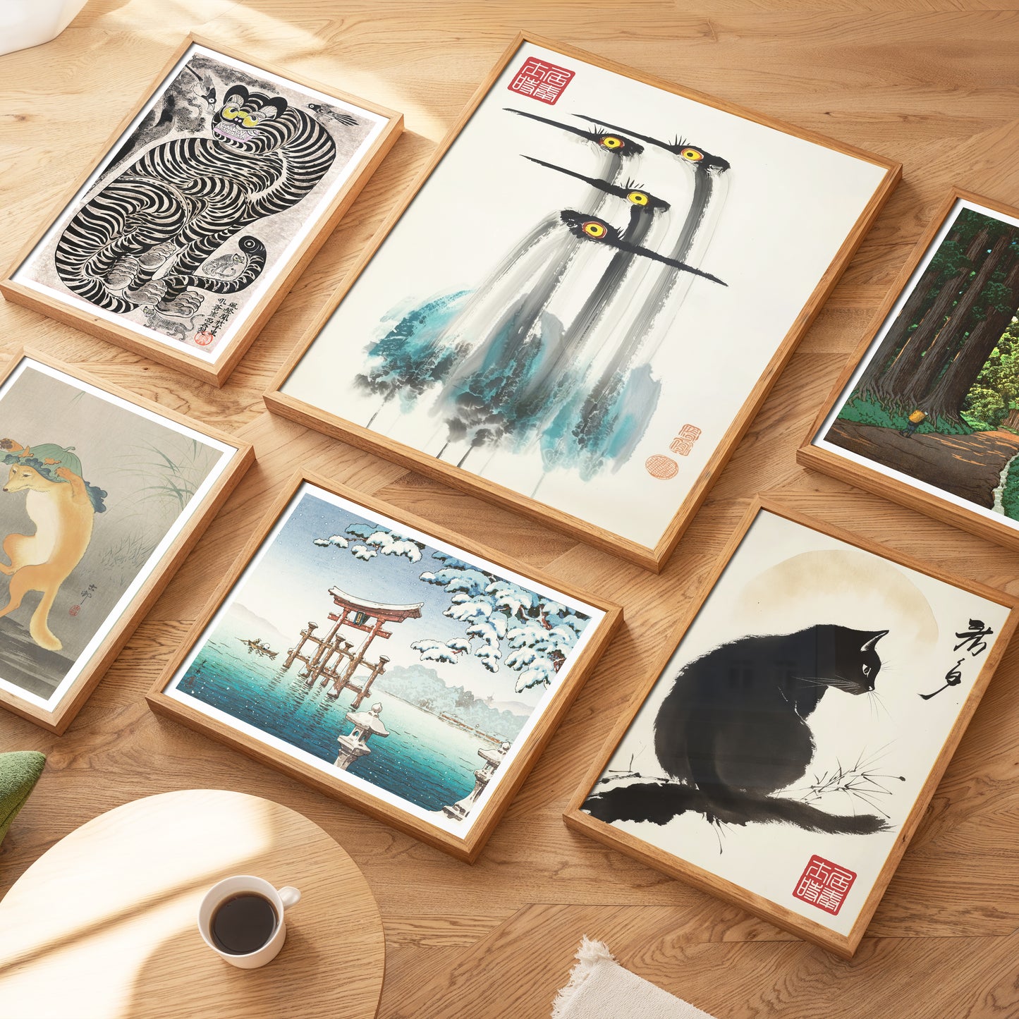 Japanese Gallery Wall III