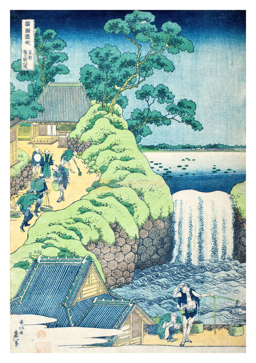 Fall von Aoiga Oka, Yedo - Print only