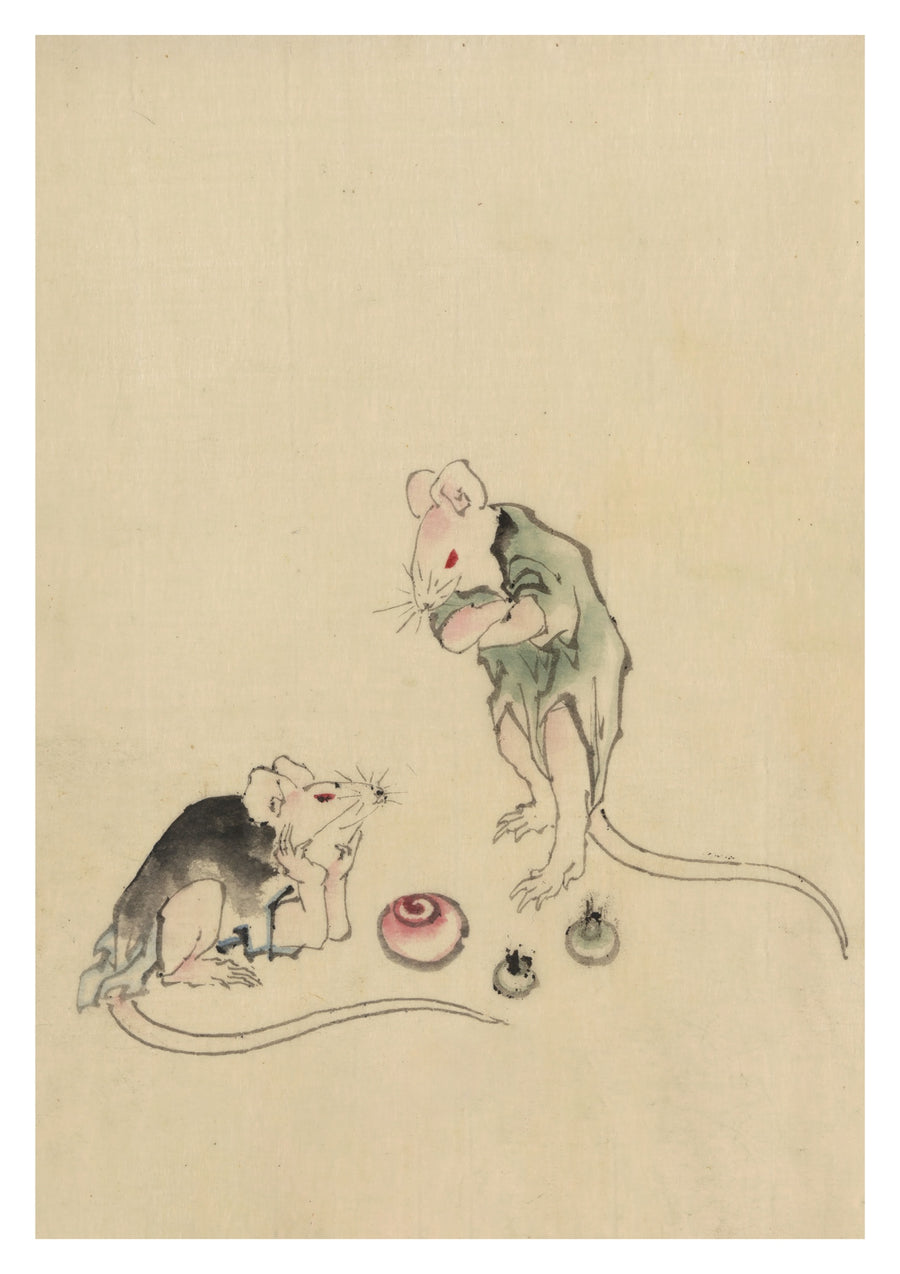 Two Mice - Print only