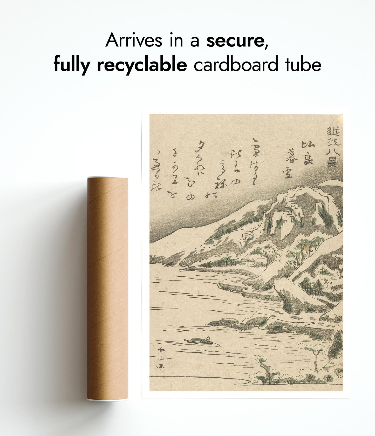 Evening Snow at Hira