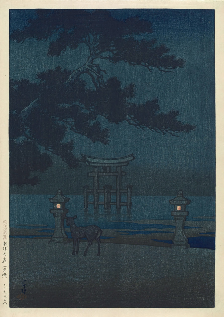 Misty Night (Miyajima) - Print only