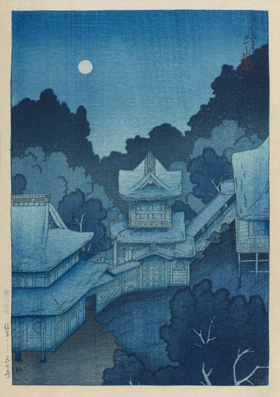 Bergtempel in Sendai - Print only