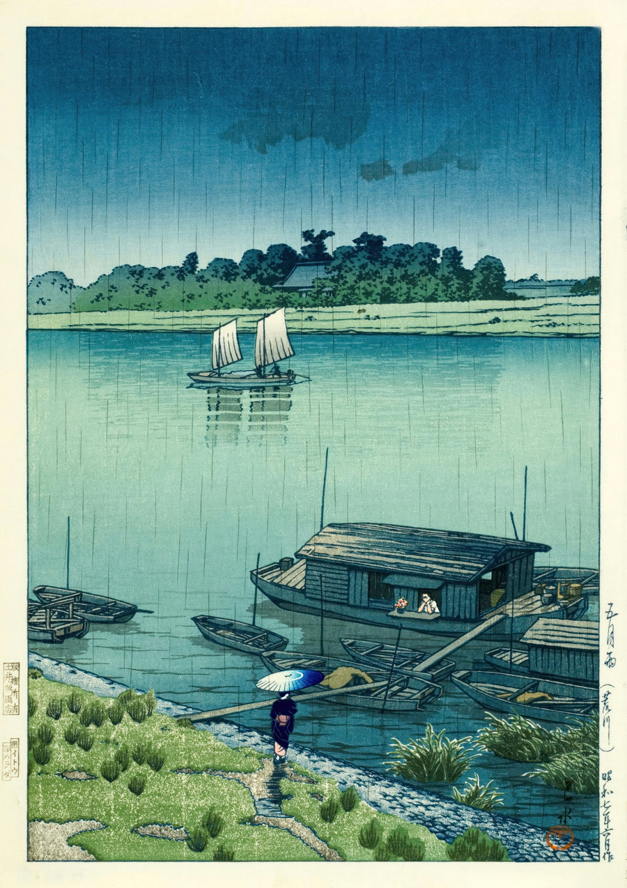 Vroege Zomerse Regen, Arakawa - Print only