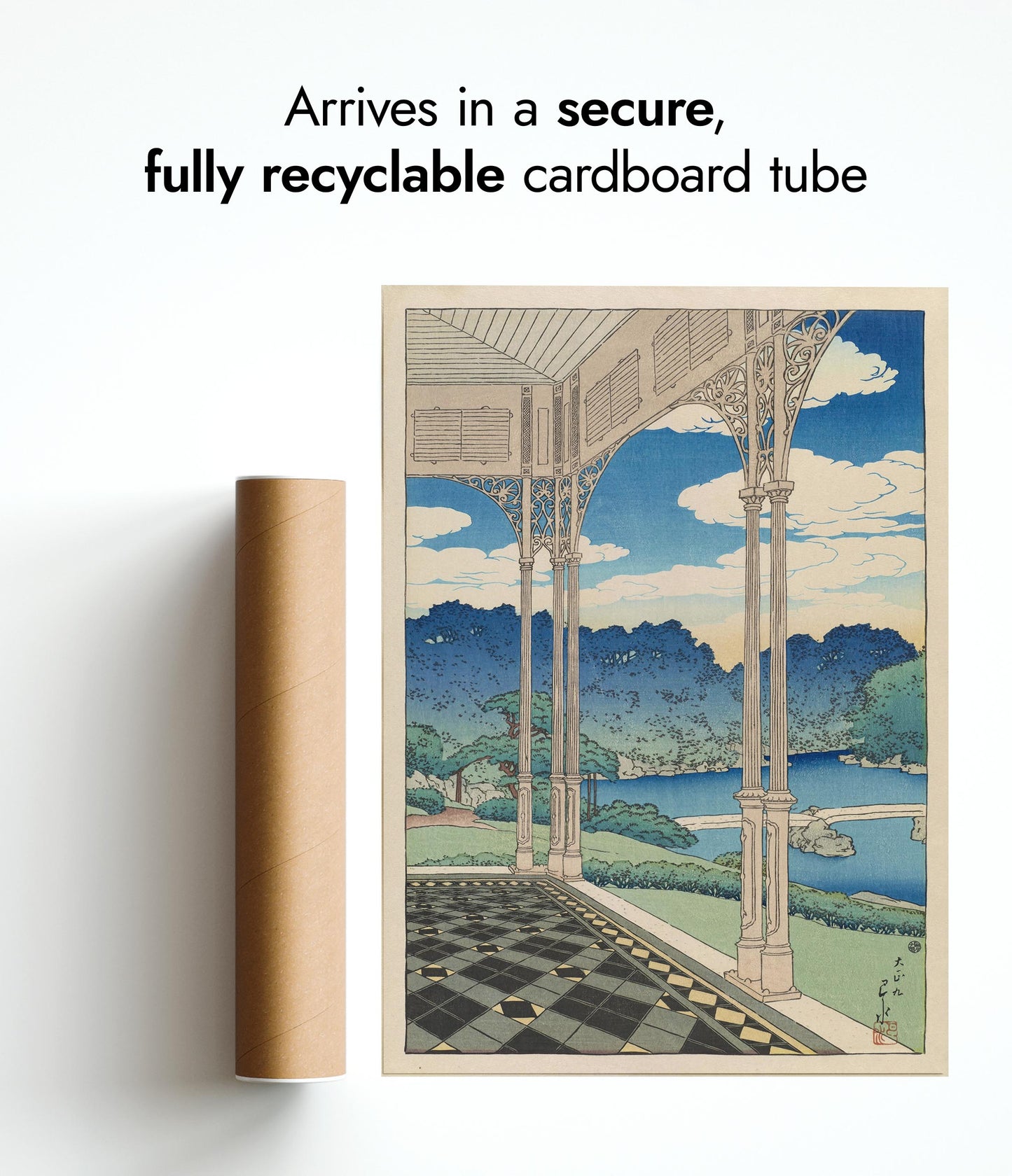 The Garden Viewed from a Western-styled Building