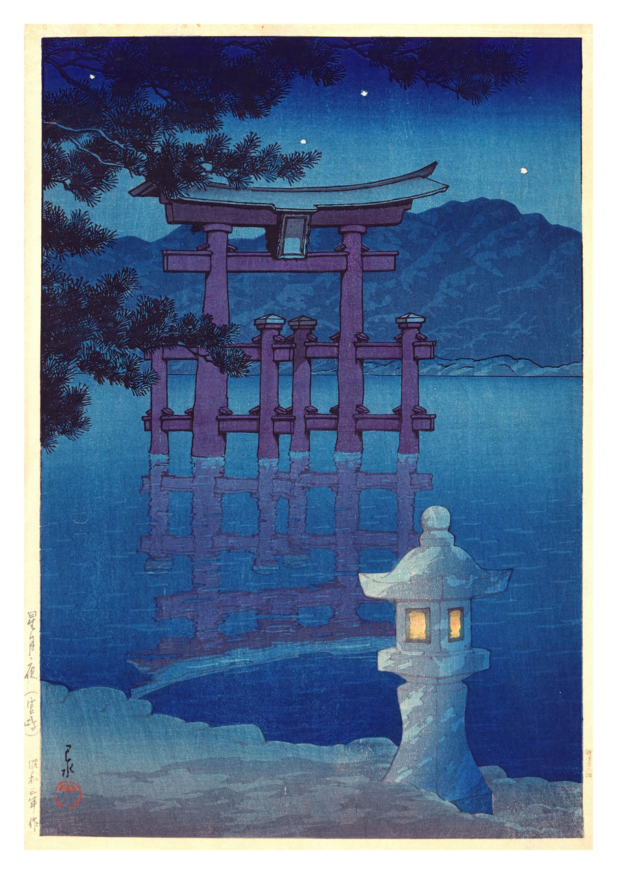 Starlit Night, Miyajima - Print only