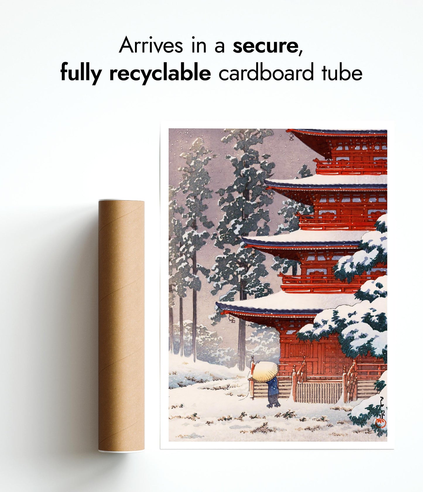 Saishoin Temple in Snow