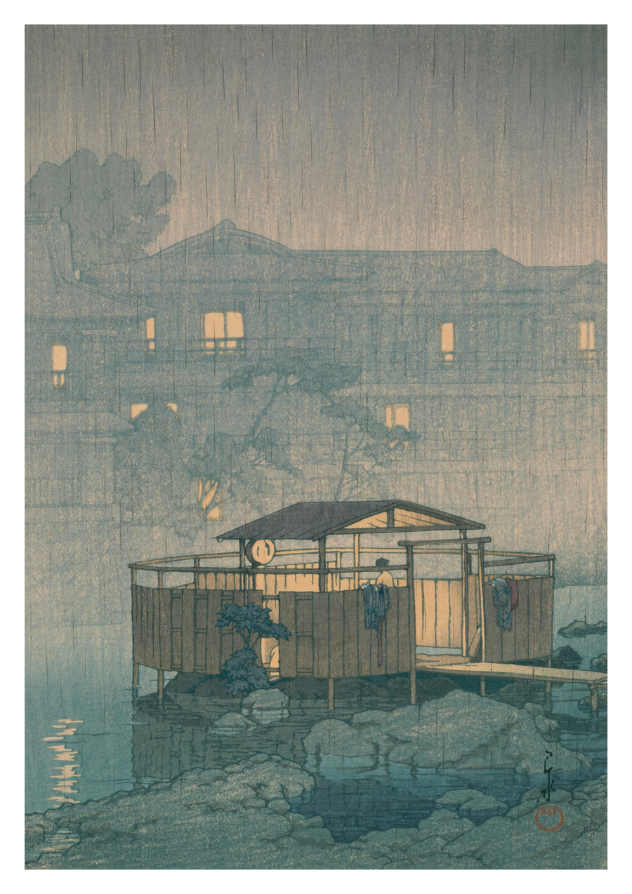 Shuzenji in the Rain - Print only