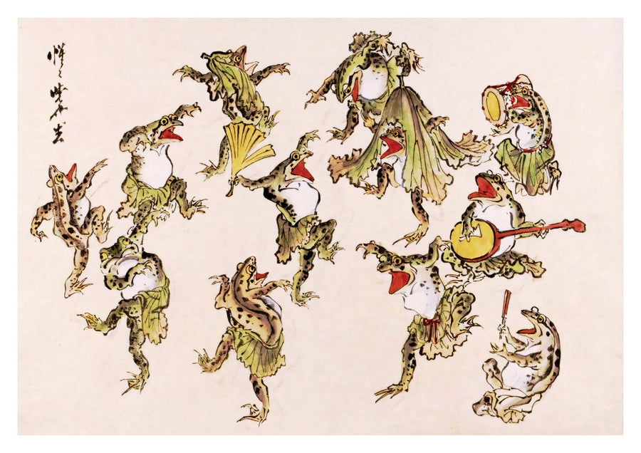Dancing Frogs - Print only