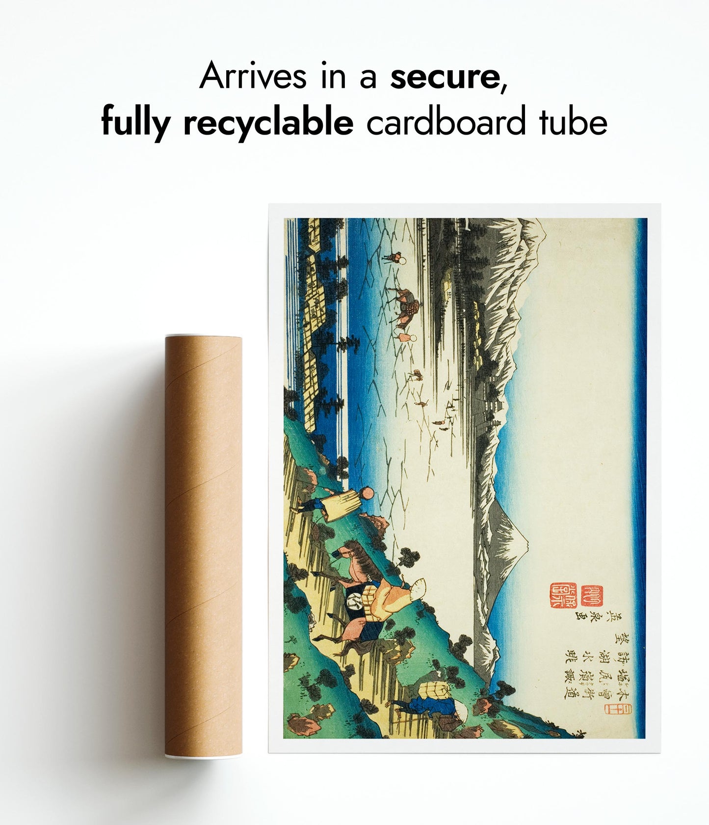 View of Lake Suwa from Shiojiri Pass