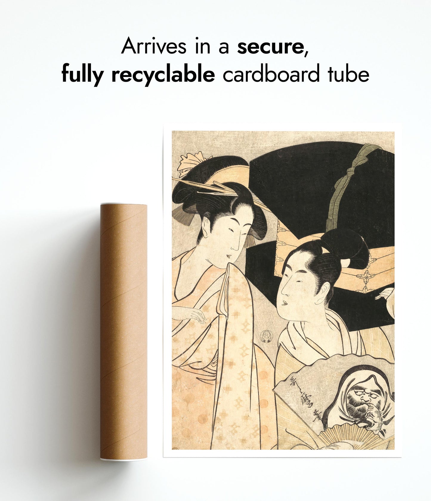 A Young Fan Seller & A Beauty