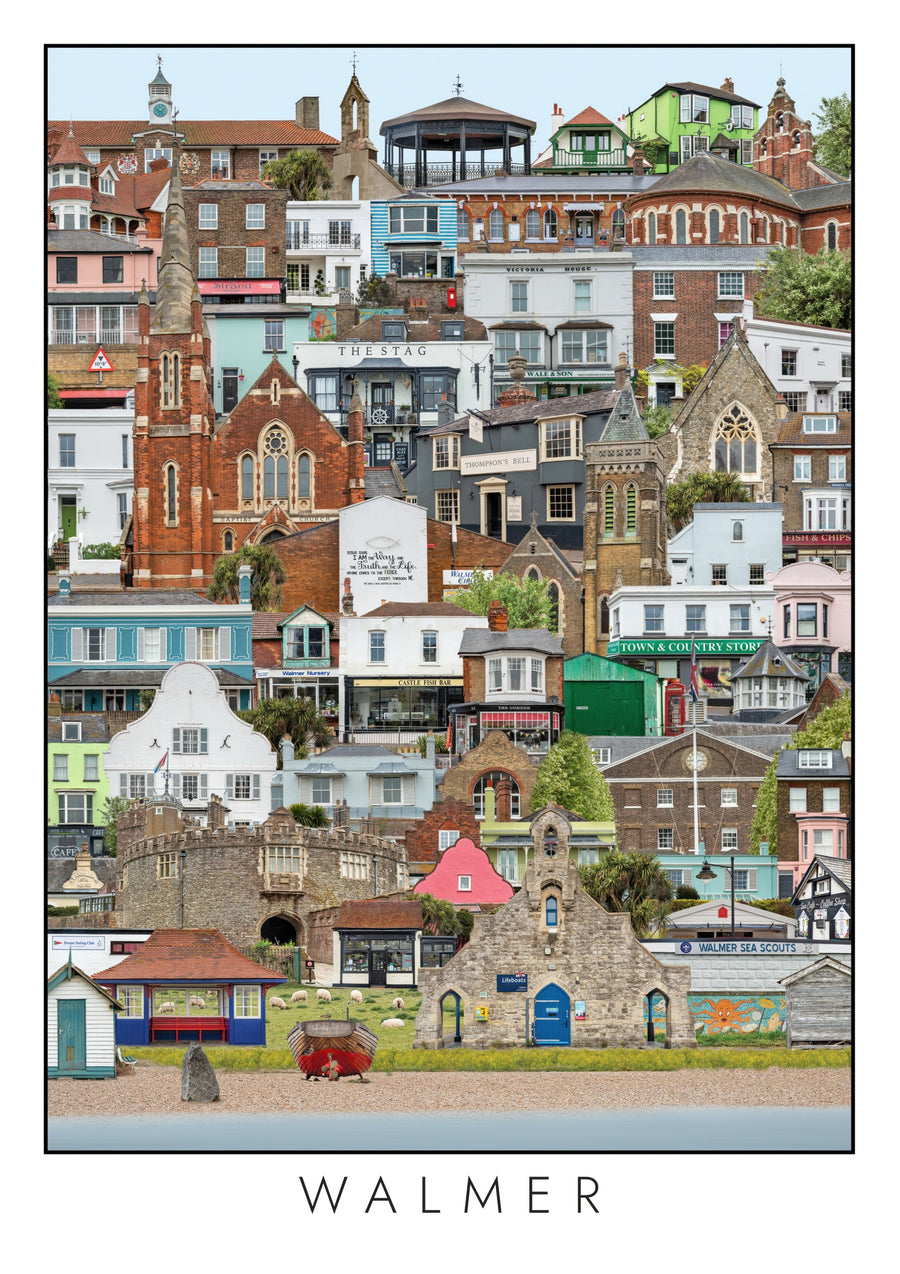 Walmer Stadssilhuett - Print only