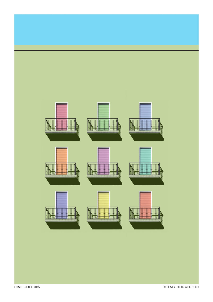 Neun Farben - Print only