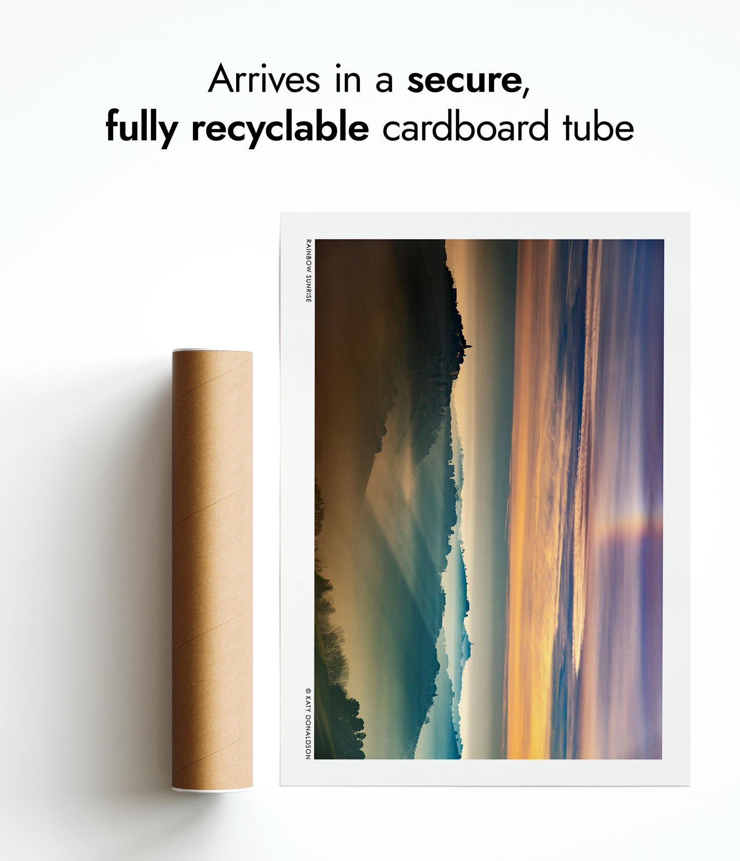 Regenbogen-Sonnenaufgang