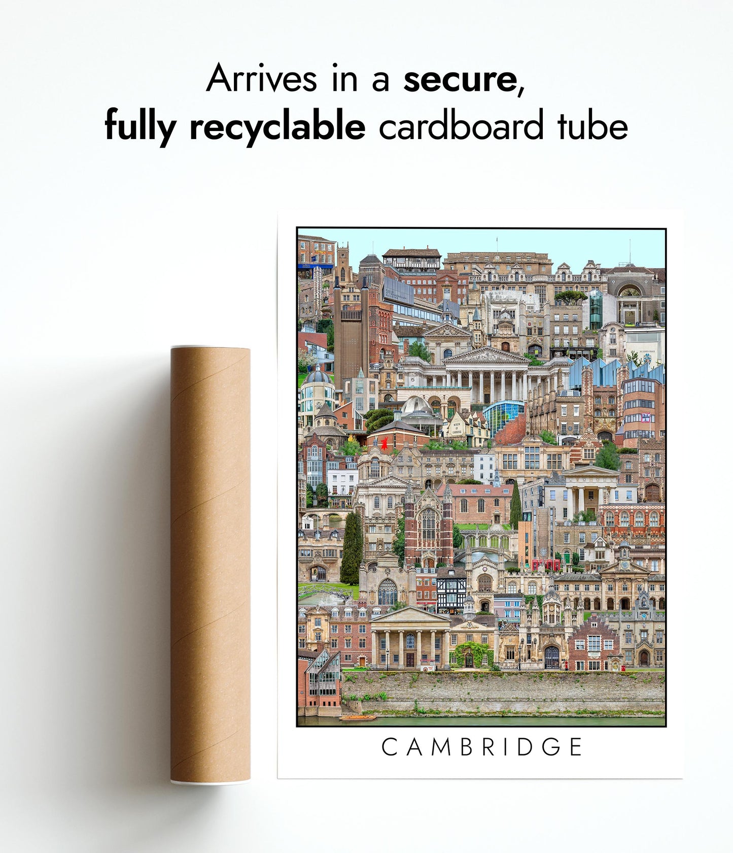 Paysage urbain de Cambridge