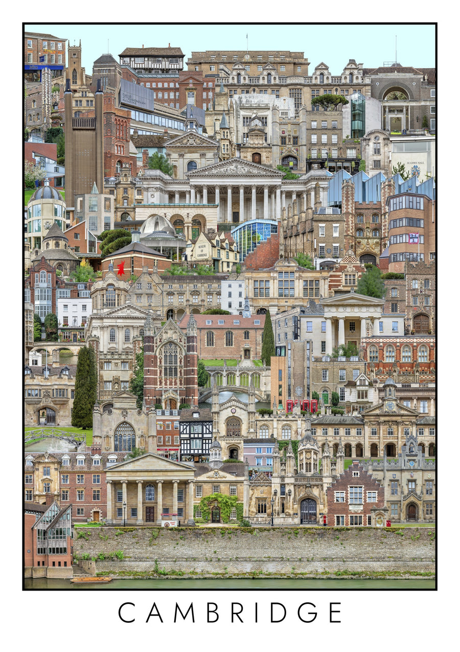 Cambridge Stadtbild - Print only