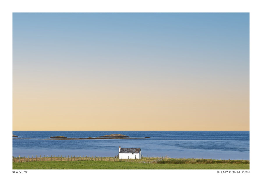 Meeresblick Landschaft - Print only