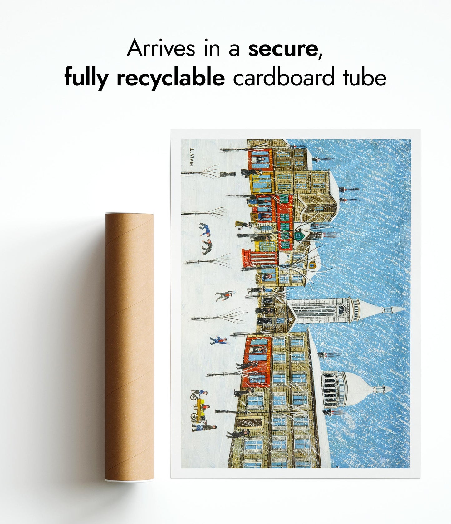 Montmartre, under snön