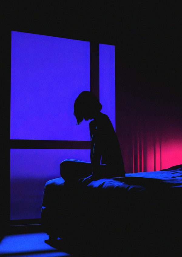 Alone On The Bed I