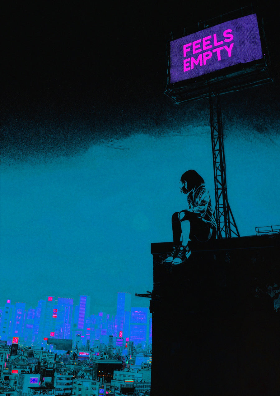 Rooftops II - Print only