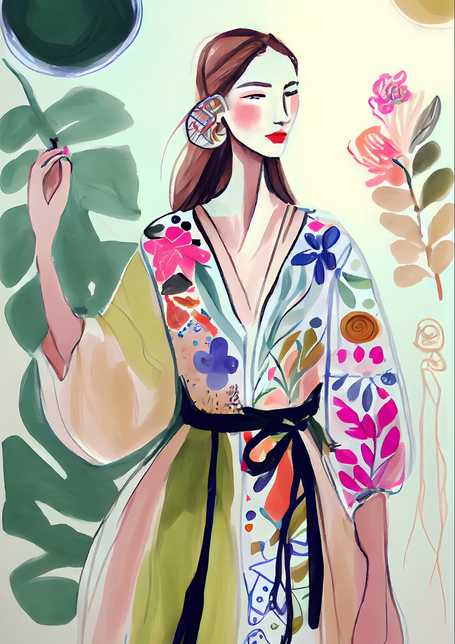 Geisha Skönhet - Print only