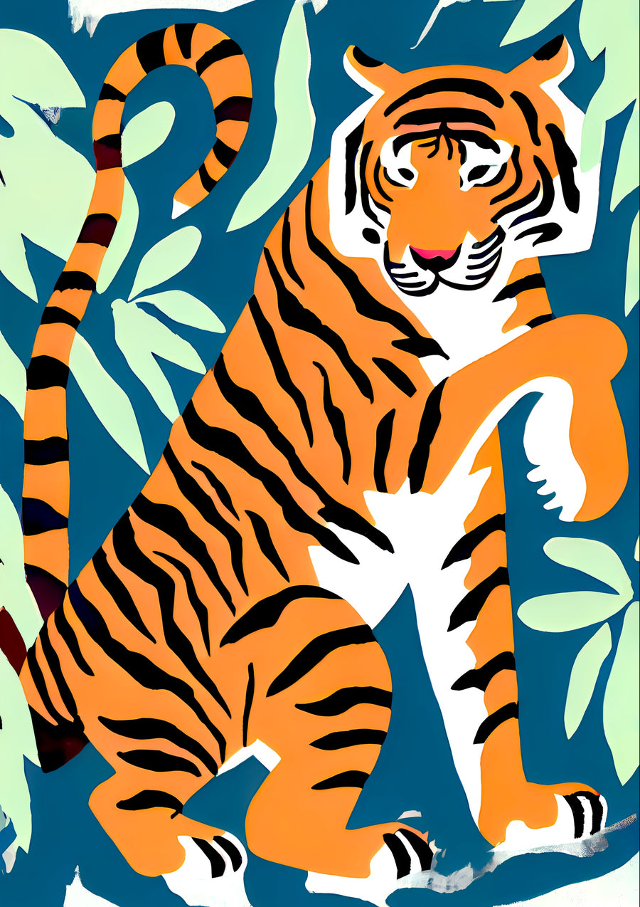Tiger Painting - Print only