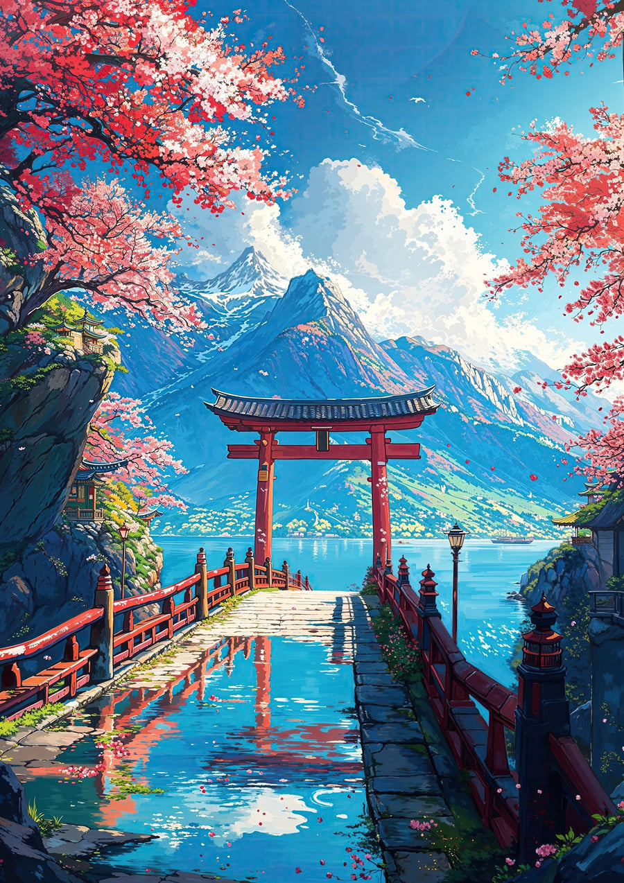 Japanse schrijn - Print only