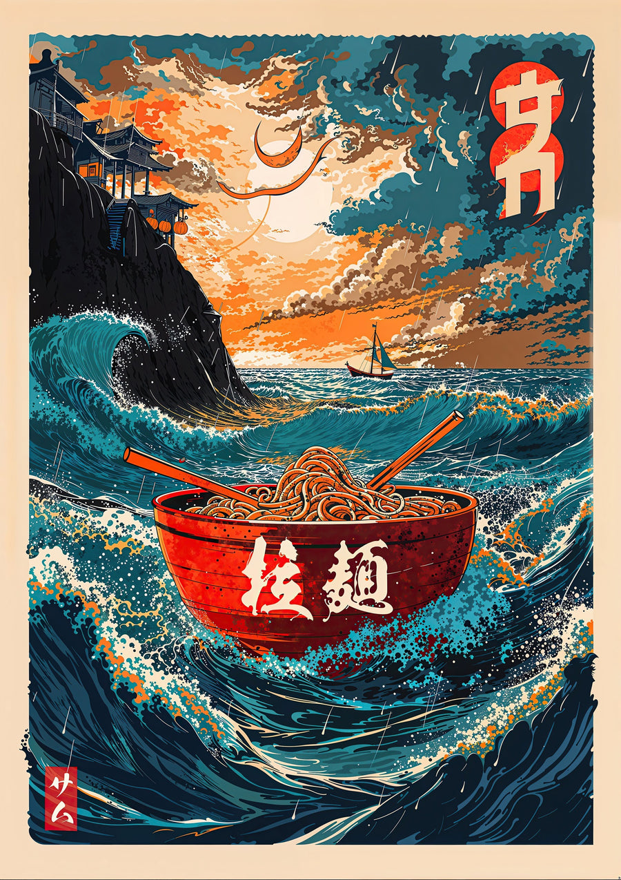Le Grand Bol de Ramen - Print only