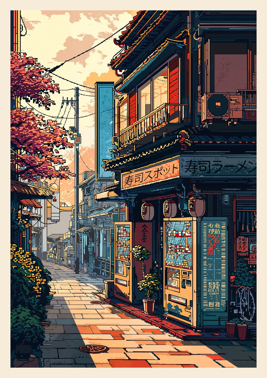 Ramen Vending Machine - Print only
