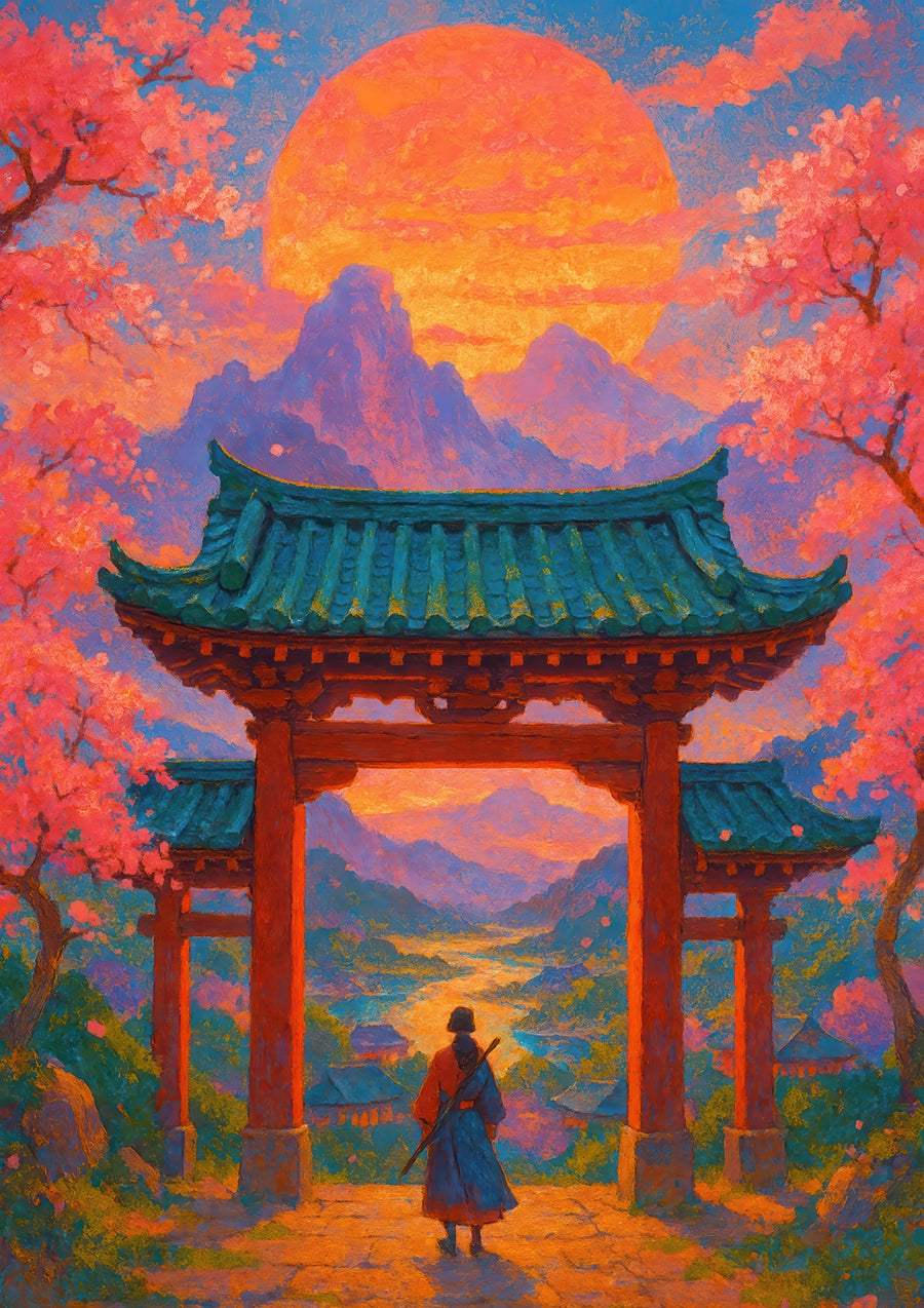 Passage au crépuscule - Print only