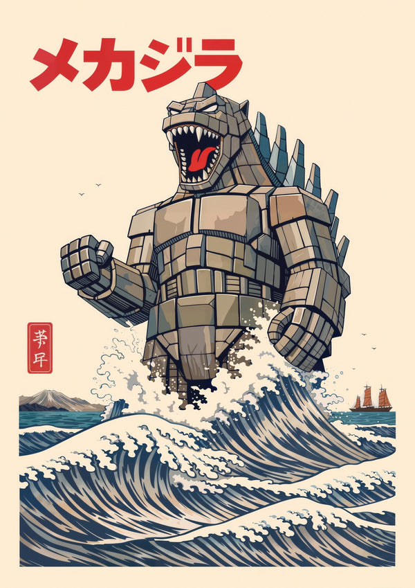 Great Wave of MechZilla