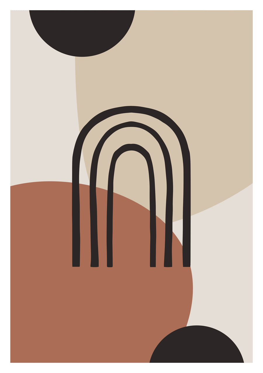 Geschilderde Boog - Print only