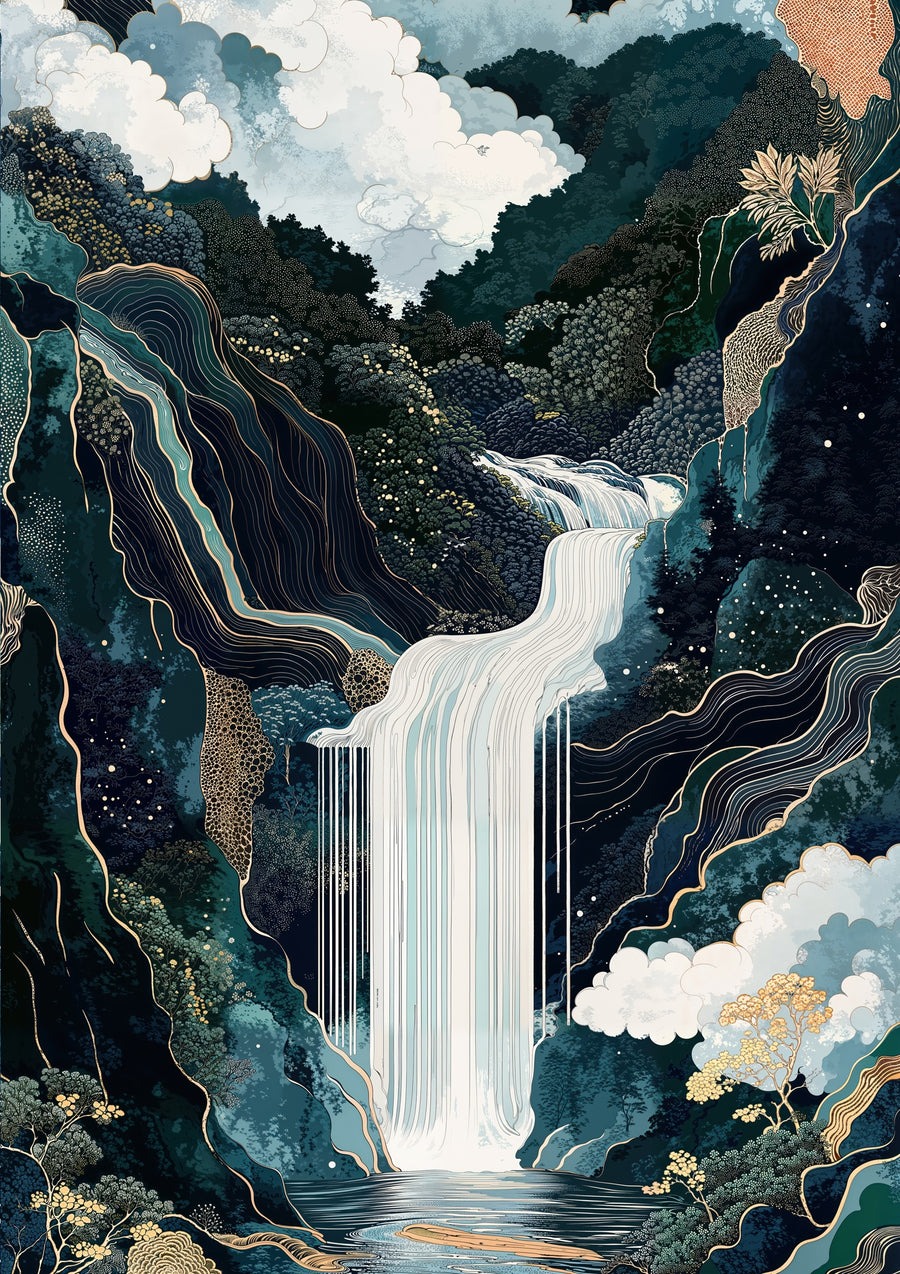 Boho Wasserfall II - Print only