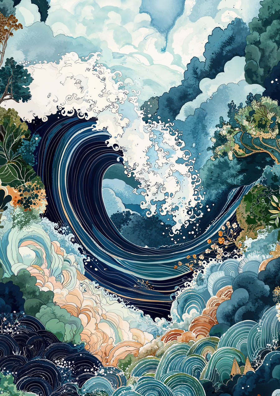Boho Wave - Print only