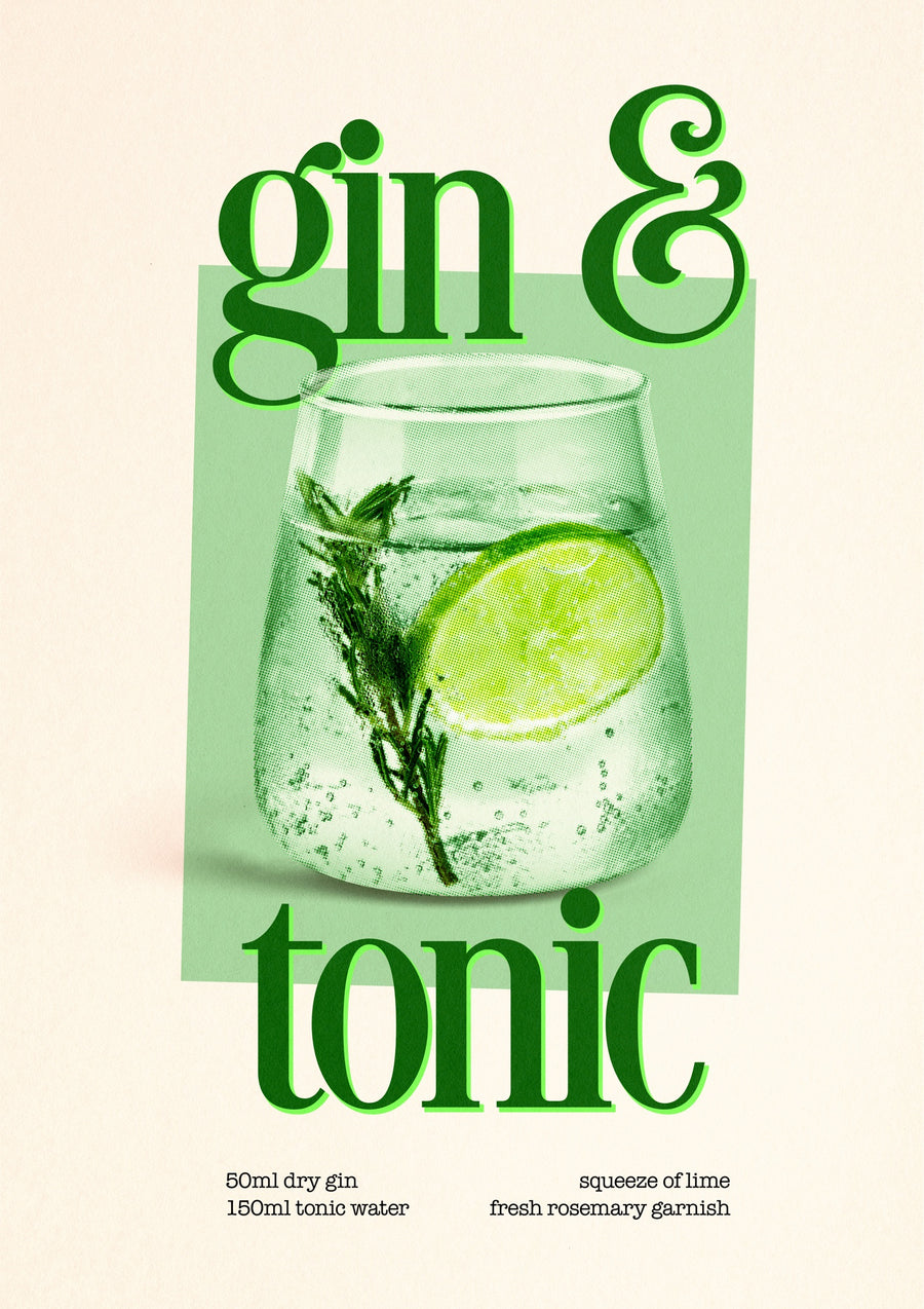 Gin & Tonic - Print only