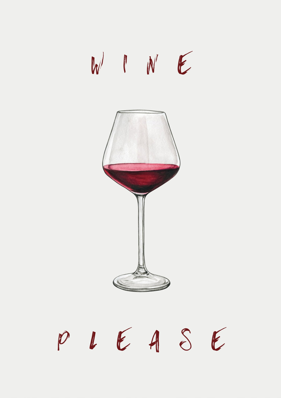 Vin s'il vous plaît - Print only