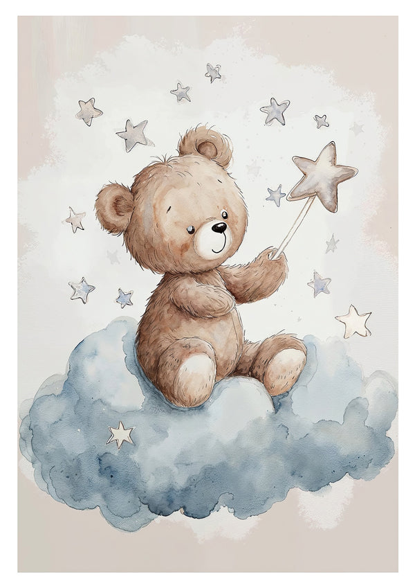 Nounours sur un nuage