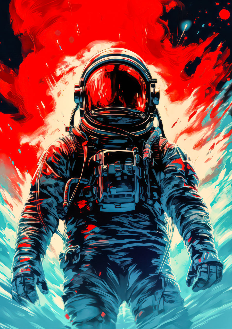 Homme de l'espace - Print only