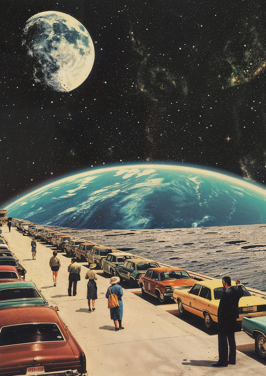Moon Parking - Print only