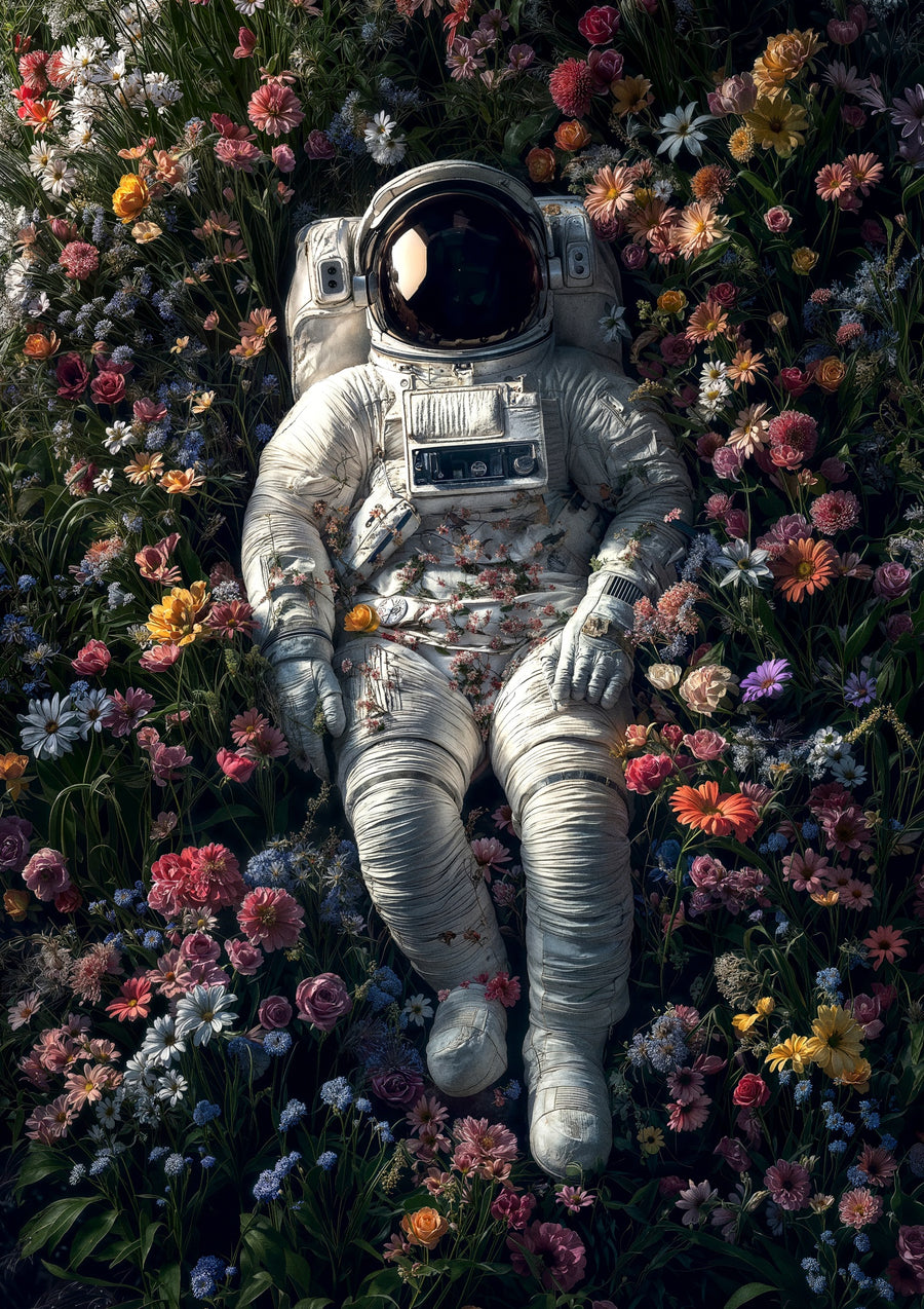 Blumenastronaut - Print only