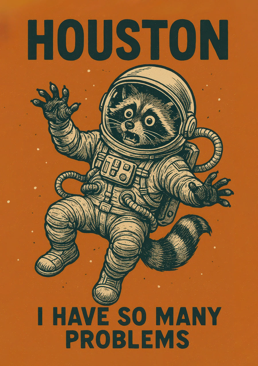 Houston, j'ai tellement de problèmes - Print only