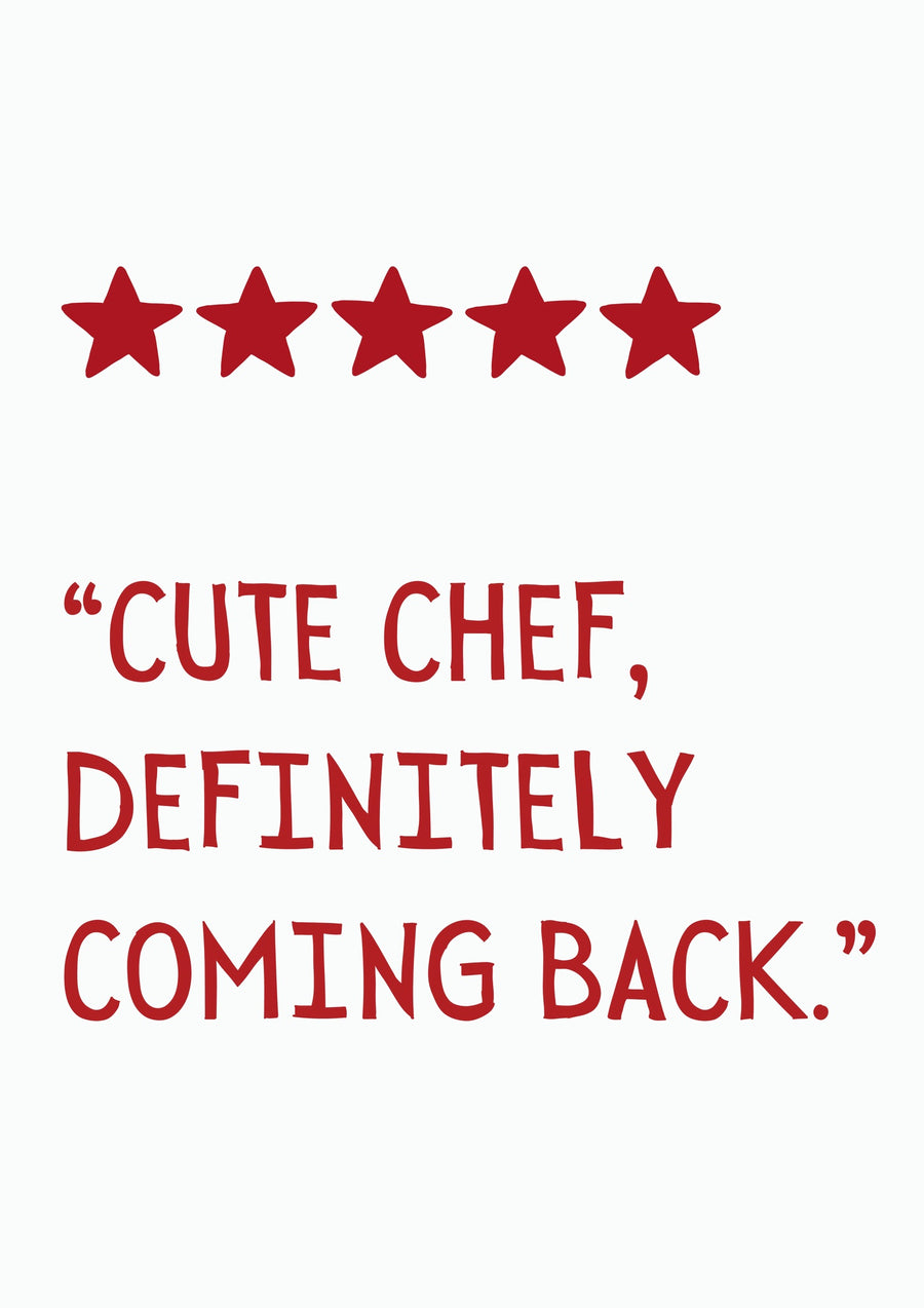 Schattige Chef - Print only