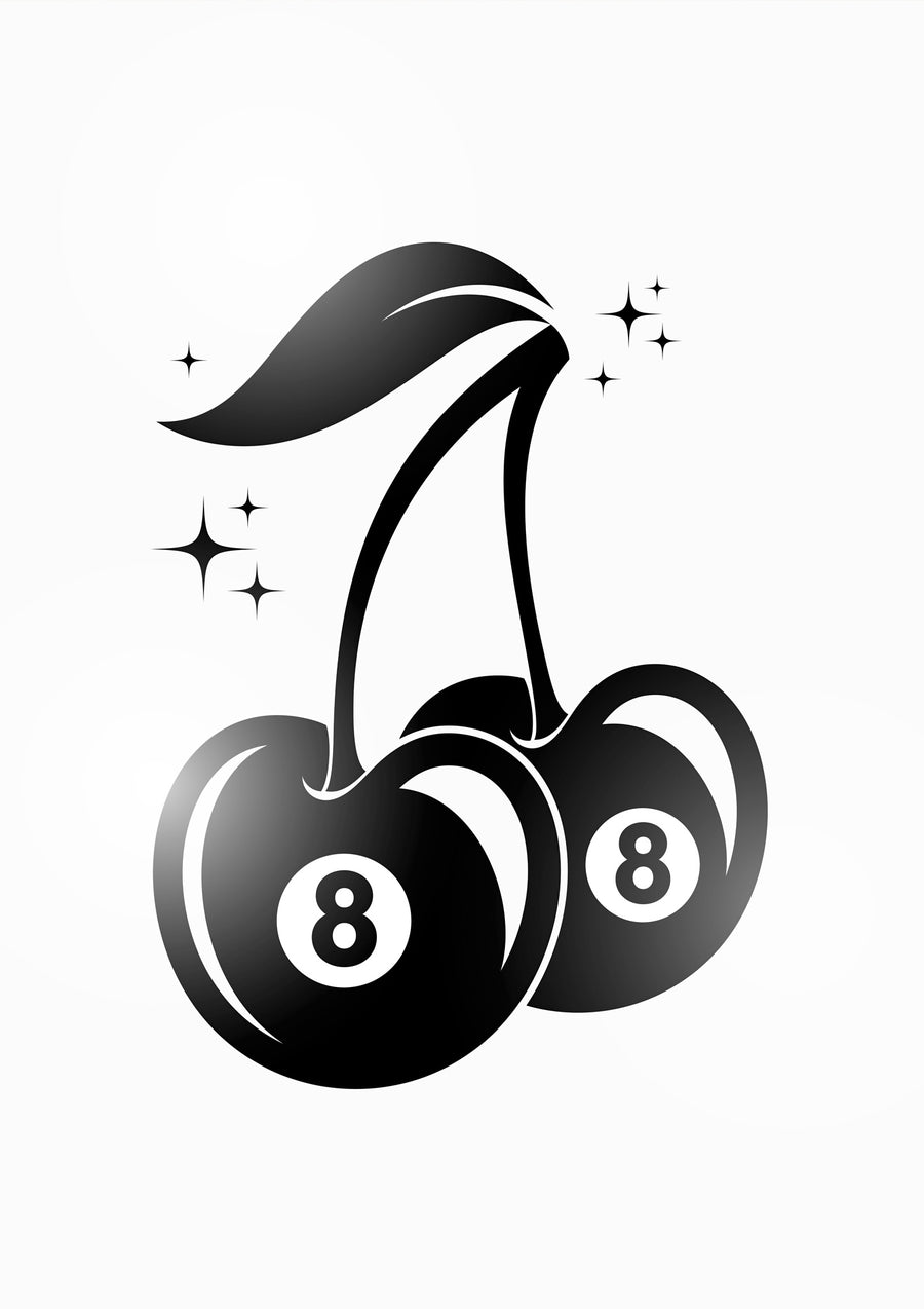 8 Ball Cherry - Print only