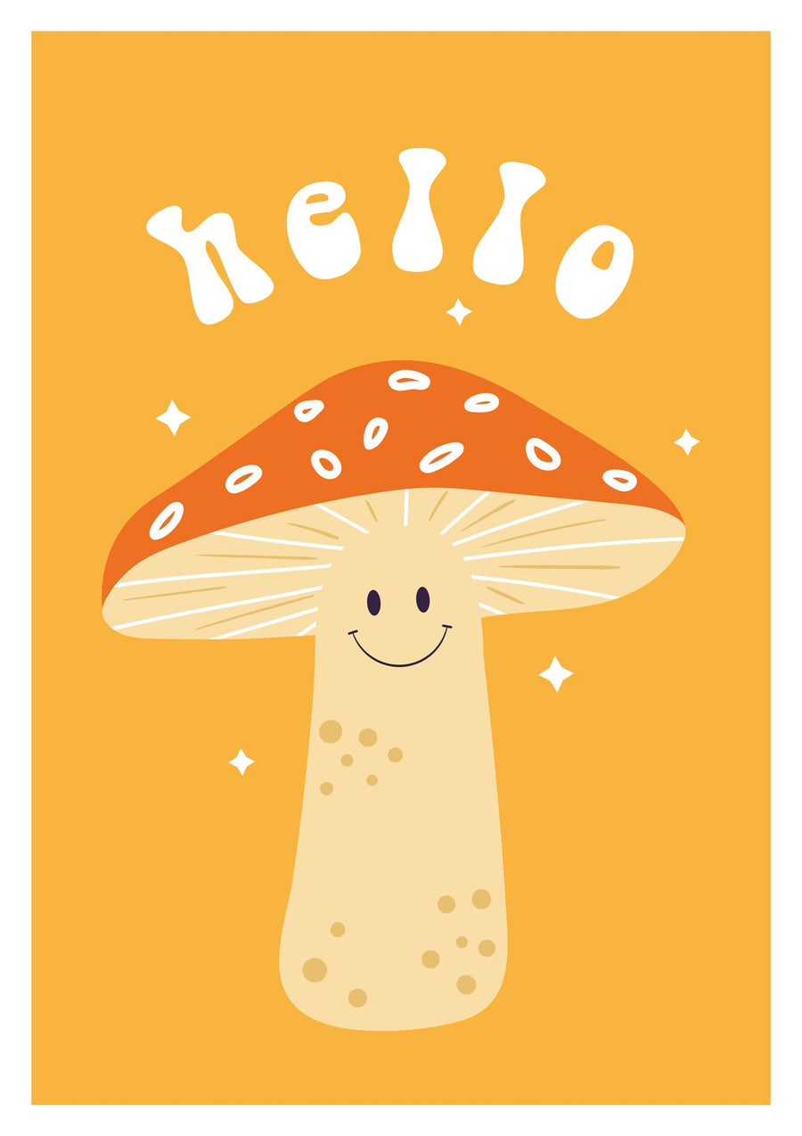 Bonjour Champignon - Print only